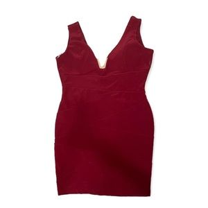 Red wine Emerald Sundae date night dress